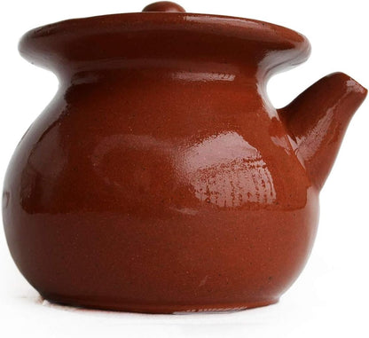 Teapot Chiese Clay Gongfu Tea 8oz/240ml Simple jar Zisha Tea Pots… (purplish red)