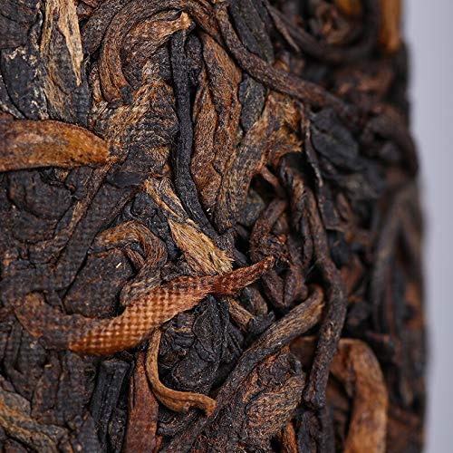 FullChea - Haiwan 2019 Shu Puerh Tea - Ripe Pu-erh Aged Black Tea - Pu Erh Tea Loose Leaf - Pu Erh From Yunnan - Increases Energy - 17.6oz/ 500g