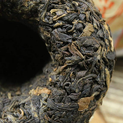 FullChea - 2007 Tulin 868 Raw Pu-erh - Pu Erh Tea Loose Leaf - Sheng Puerh Tuocha From Yunnan - Aid Digestion (10.58oz/ 300g)
