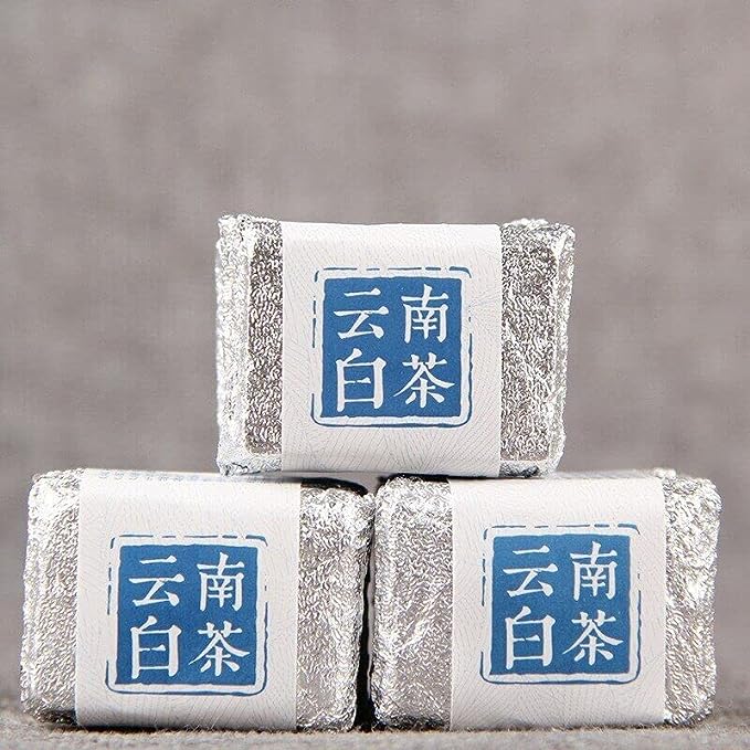 4 Pieces*5g/bag 100g Chinese White Tea Mini Yunnan Bai Cha Tea Small Cake (100g)