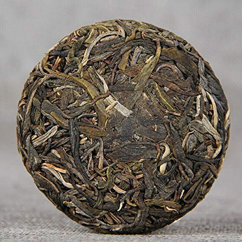 FullChea - 2019 Raw Puerh Tea Mini Pu-erh Cake - Pu Erh Tea Loose Leaf - Sheng Puerh From Yunnan - Help Digestion (1.76oz / 50g)