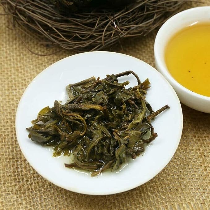 Tuocha Shen Puer Hand Made Dragon Pearl Yiwu Old Tree Materials Raw Puerh (500g)