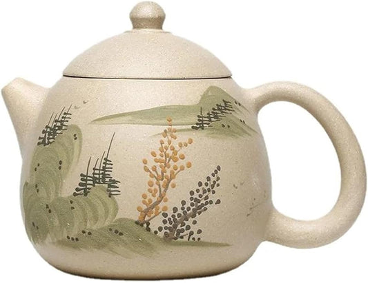 Afternoon Tea Set 280ml Chinese Purple Clay Teapot Hand-painted Dragon Egg Tea Pot Customized Filter Tea Infuser Zisha Beauty Tea Set Tea Set For Adults