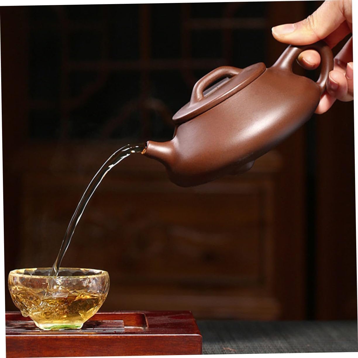 Cabilock 3 Pcs Purple Clay Teapot Zisha Teapot Pottery Tea Stovetop Whistling Kettle Kongfu Tea Kettle Boiling Teapot Boiling Kettle Purple Clay Tea Kettle Camp Kettle Outdoor Gongfu Teapot