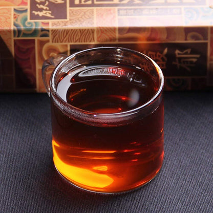 FullChea - 2018 Haiwan Shu Puerh Tea - Menghai Pu Erh Tea Loose Leaf - Ripe Pu-erh Tea Box - Health Tea - 8.8oz / 250g