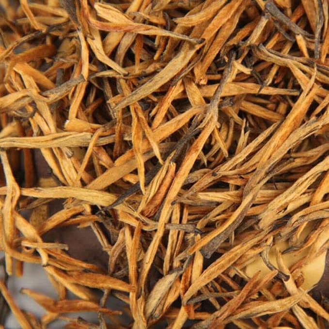 Yunnan Single Bud Black Tea Needle Dian Hong Tea Refined Leaf Tea Healthy Drink (250g)