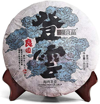 FullChea - 2018 Haiwan Raw Pu-erh - Menghai Pu Erh Tea Loose Leaf - Sheng Puerh From Yunnan - Health Tea - 14.11oz / 400g