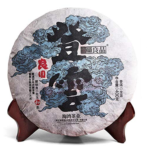 FullChea - 2018 Haiwan Raw Pu-erh - Menghai Pu Erh Tea Loose Leaf - Sheng Puerh From Yunnan - Health Tea - 14.11oz / 400g