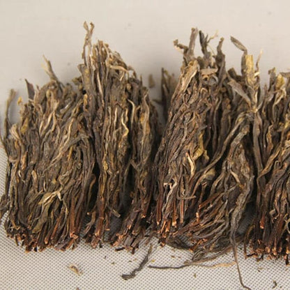 Natural Yunnan Bazi Bulk Pu-Erh Tea Puerh Raw Tea Premium Big Leaf Fermented Tea (100g)