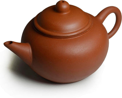 Teapot 200ml/6.8oz Chinese Gongfu Tea Red Zisha Clay Xishi Pots for Loose Tea Shuiping