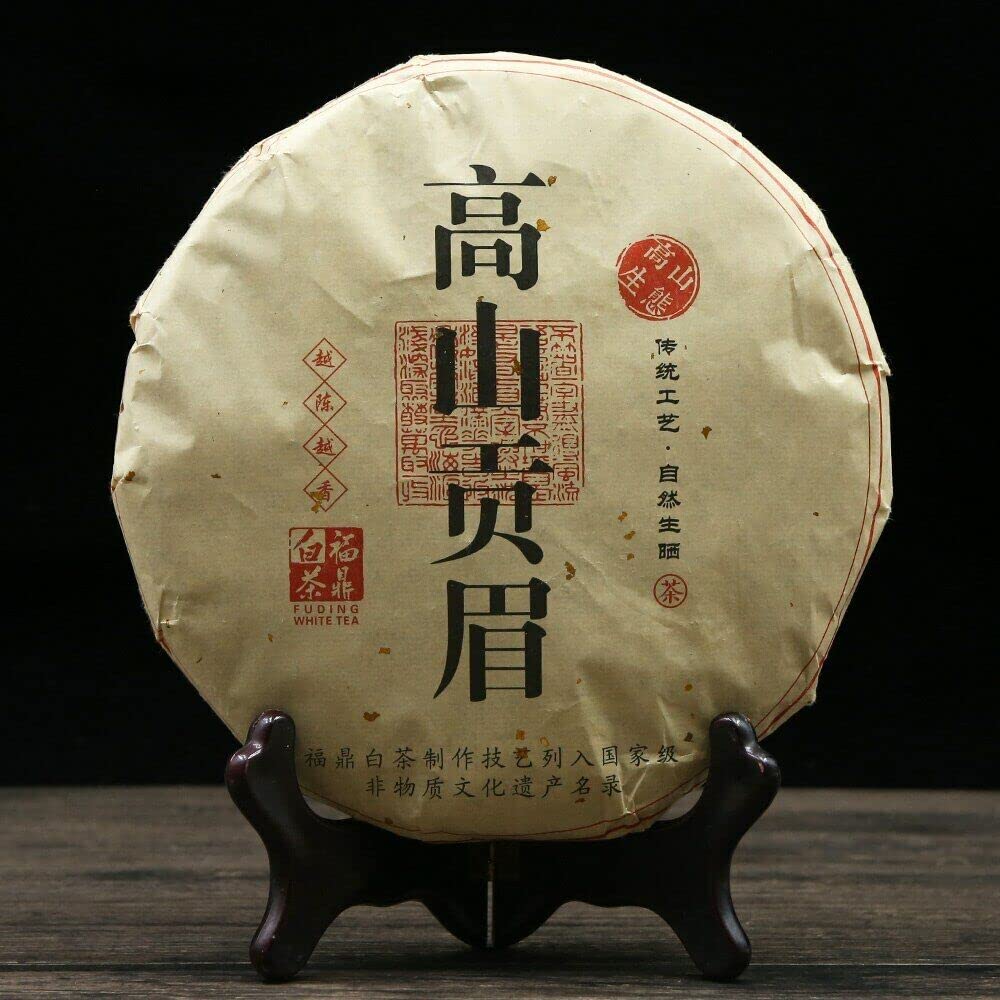 High Mountain Gong Mei Shou Mei White Tea Cake Chinese Fuding White Tea 350g