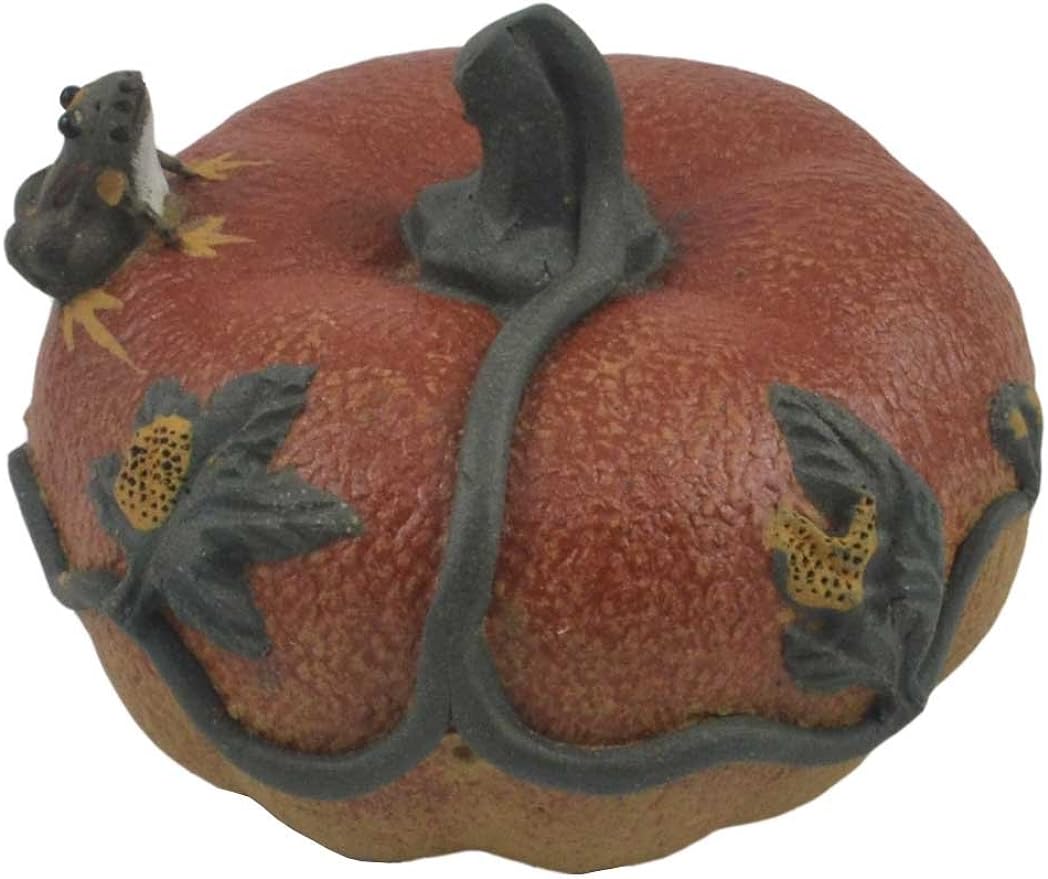 Chinese Handmade Zisha Gongfu Tea Pet Chinese Tea Pet TP10 (Pumpkin)