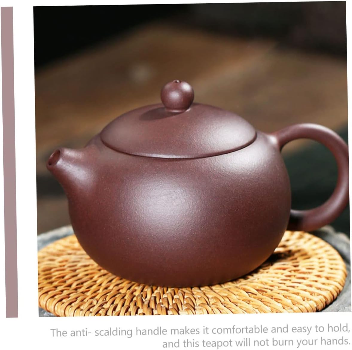 TIDTALEO Kung Fu Porcelain Tea Kettle Zisha Teapot Clay Japanese Teapot Purple Sand Teapot Chinese Teapot Clay Chinese Ceramic Genuine Tea Supply Purple Clay Delicate Tea Accessories Office