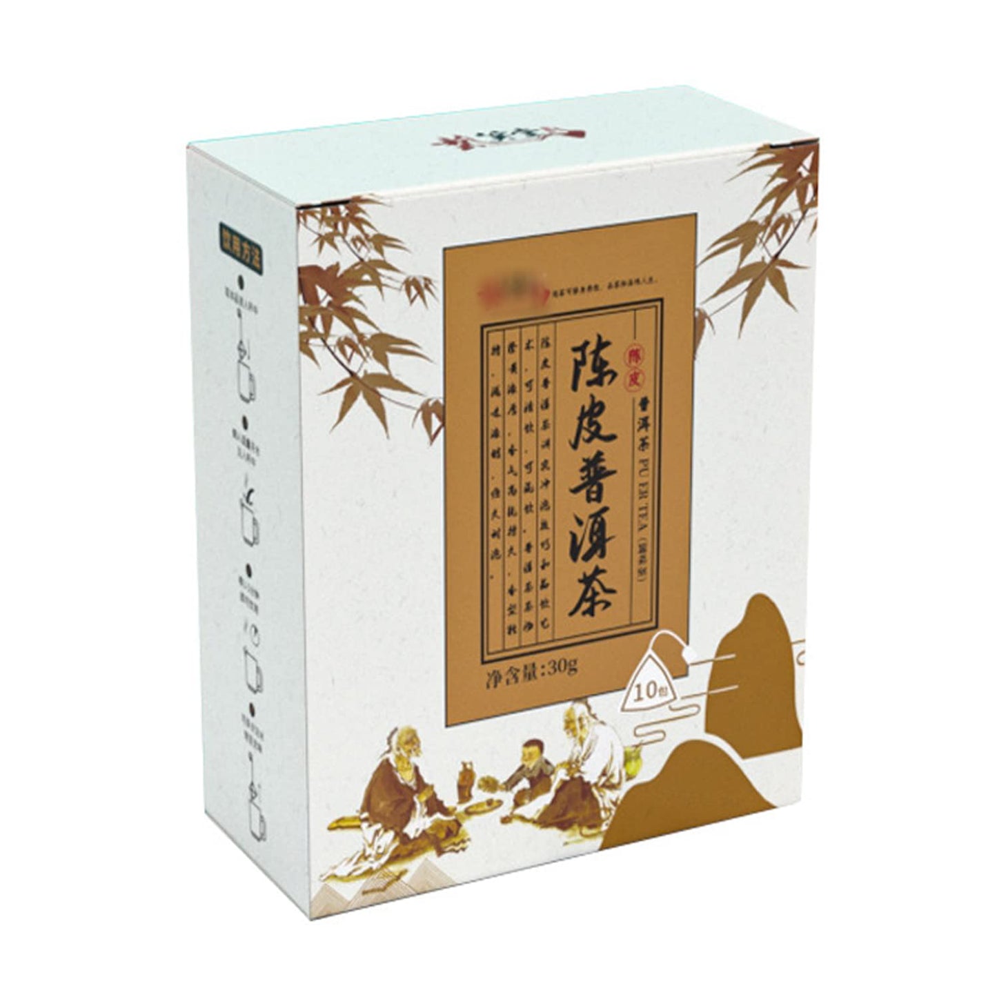 cn herb Pu 'er Tea Triangle Bag Tea Bag Combination Cold Tea Leaf Health Tea 3g *10 Bags