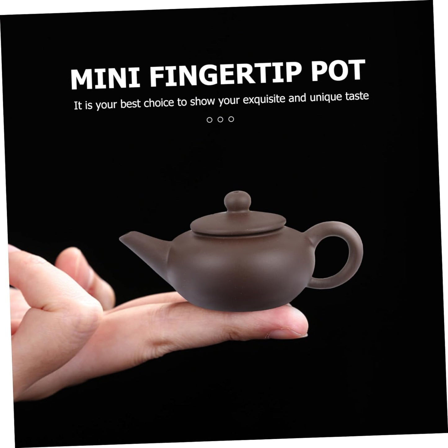 ifundom 1pc Teapot Tea Pitcher Gongfu Tea Kettle Bedside Water Beer Handmade Tea Pot Ceramic Coffee Pot Zisha Clay Pot Tea Pets Coffee Decor Ceramic Mini Pot Grace Office Ceramics Jin An