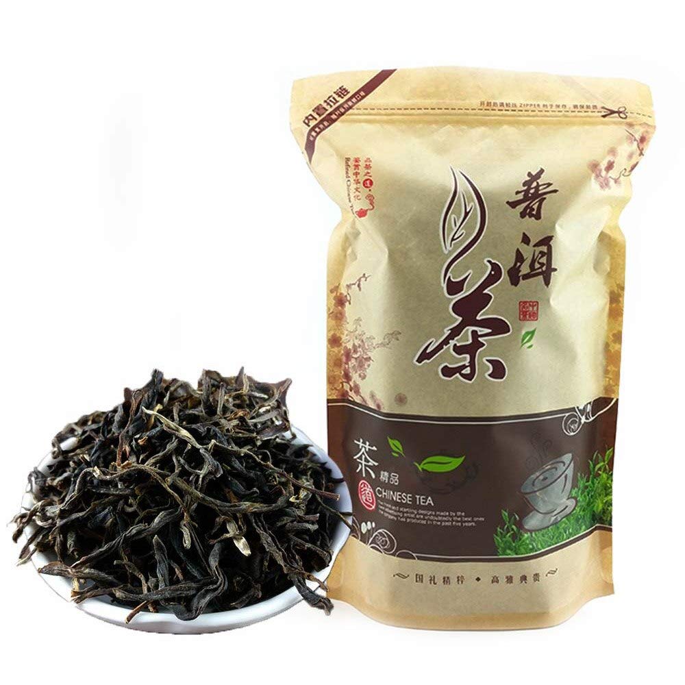 FullChea - 2014 Raw Pu-erh Tea - Pu Erh Tea Loose Leaf - Nature Sheng Puerh from Yunnan - Increases Energy (7.05oz / 200g)