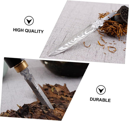 Ciieeo 3 Pcs Tea Needle Ice Pick Tea Tea Cake Needle Steel Tea Cutter Ice Picks Ice Chipper Tea Cake Pick Tool Tea Lover Gift Puerh Tea Crowbar Dragon Pattern Stainless Steel
