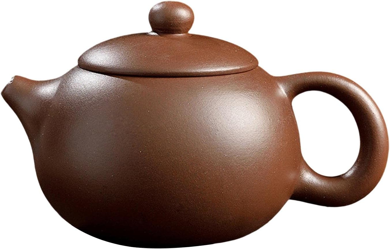 Fenteer Zisha Teapot Chinese Tea Pots Handmade for Home Office Collectibles Teaware Gift Decoration Loose Tea Hand Painted Tea Maker Kung Fu Teapot, 170ml Spring