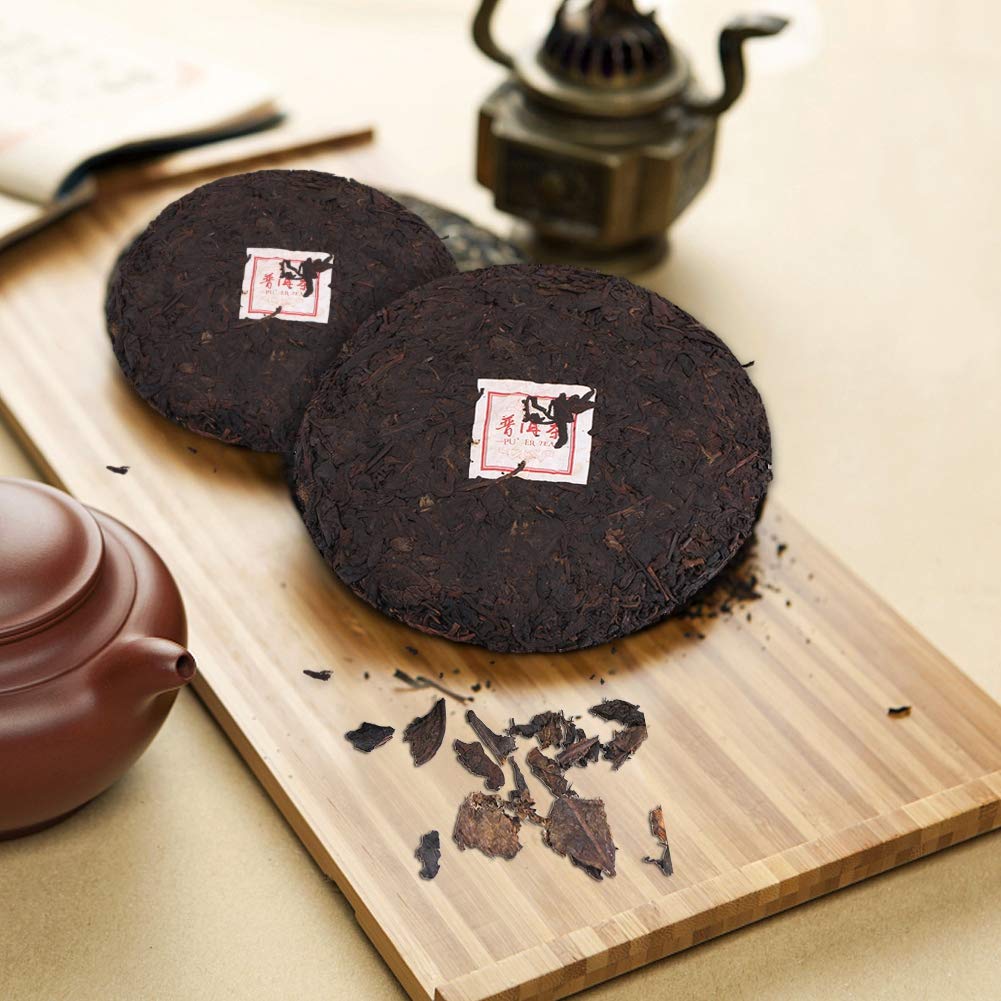Yunnan Famous Pu Erh Premium Health Puer Cooked Tea Cake 357g
