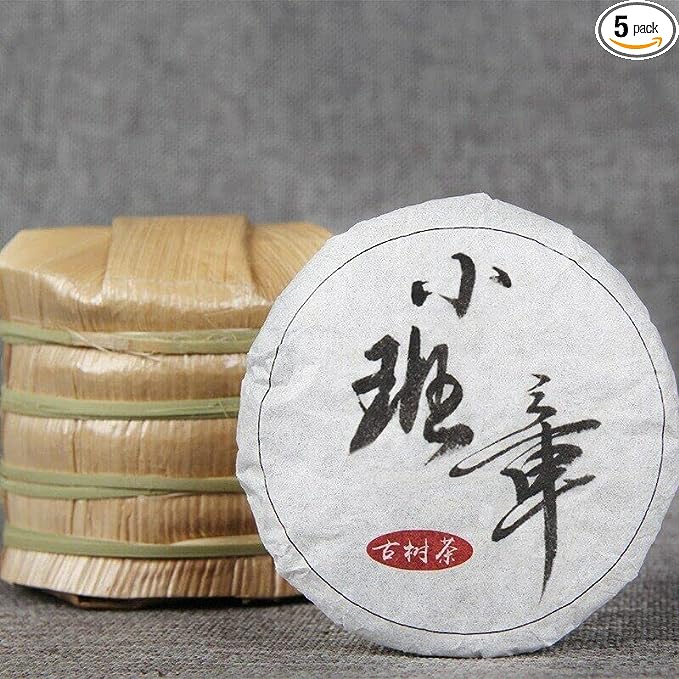 50g 2019 Yunnan Mini Puerh Raw Puer Cake Sheng Puer Tea "Mini Ban Zhang" (50g*5 pcs)
