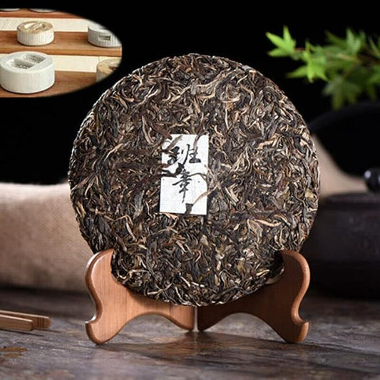 Old Banzhang Pu'er Green Tea Old Tree Tea 2015 Puerh Raw Tea Cake 357g