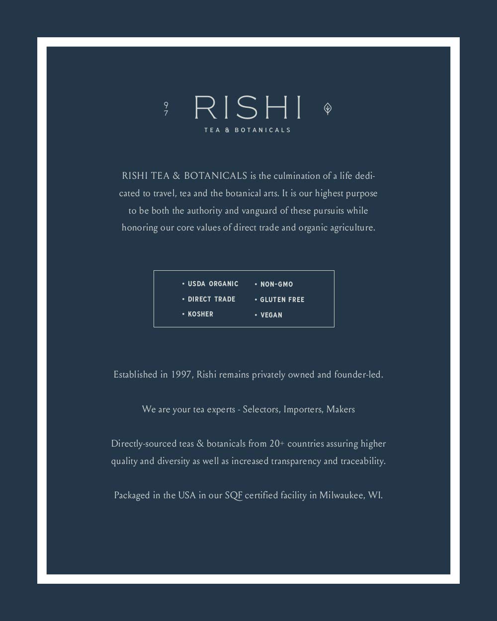 Rishi Tea Ancient Pu'er Tuo Cha Loose Leaf Herbal Tea | Immune, Heart & Digestion Support, USDA Certified Organic, Fair Trade Pu'er Tea, Caffeinated | 1 lb Bag, Makes 115 Cups