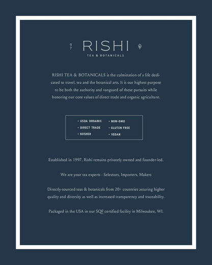 Rishi Tea Ancient Pu'er Tuo Cha Loose Leaf Herbal Tea | Immune, Heart & Digestion Support, USDA Certified Organic, Fair Trade Pu'er Tea, Caffeinated | 1 lb Bag, Makes 115 Cups