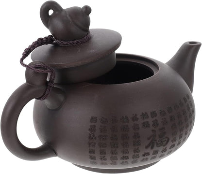 PRETYZOOM 1pc Teapot Tea Maker Kettles Loose Leaf Tea Pot Shipiao Pottery Kettle Retro Tea Pot Zisha Clay Tea Pot Home Tea Pot Vintage Tea Pot Espresso Pot Ceramics Coffee Old Fashioned