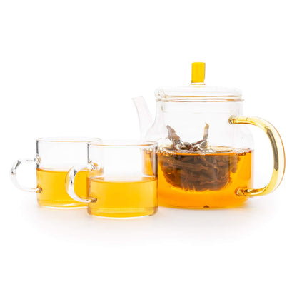 Oriarm Purple Puerh Tea Loose Leaf - Yunnan Raw Pu Erh Tea Purple Buds - Menghai Puer Green Tea Leaves - 250g