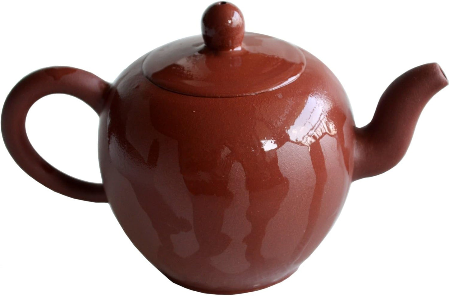 Yixing Teapot 6.8oz Chinese ZiNi Zisha Tea Pots Yellow Meirenjian (Red brown)