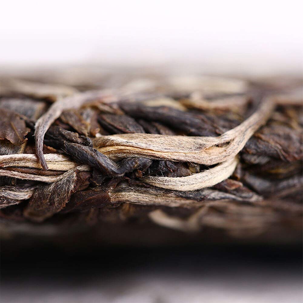 FullChea - 2018 Haiwan Raw Pu-erh - Menghai Pu Erh Tea Loose Leaf - Sheng Puerh From Yunnan - Health Tea - 14.11oz / 400g