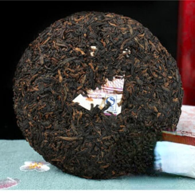 Wu Zi Deng Ke Ripe Puer Tea 150g Menghai Dayi Ripe Pu-erh Tea (150g X 5 Pcs (Complete Tin))