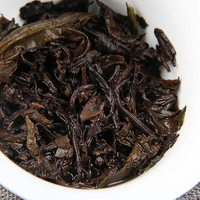Glutinous Rice Fragrant Puer Tea Ancient Tree Nuo Mi Xiang Ripe Puer Tea 357g