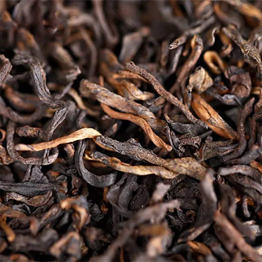 FullChea - Haiwan 2019 Shu Puerh Tea - Menghai Pu Erh Tea Loose Leaf - Ripe Pu-erh Aged Black Tea - Health Tea - 17.6oz/ 500g