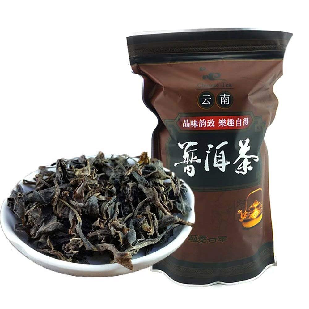 FullChea - 2008 Raw Pu-erh Tea - Pu Erh Tea Loose Leaf - Natural Sheng Puerh from Yunnan - Detox Cleanse (14.11oz / 400g)