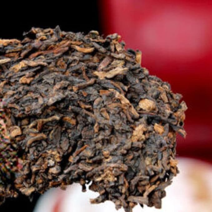 Wu Zi Deng Ke Ripe Puer Tea 150g Menghai Dayi Ripe Pu-erh Tea (150g X 5 Pcs (Complete Tin))