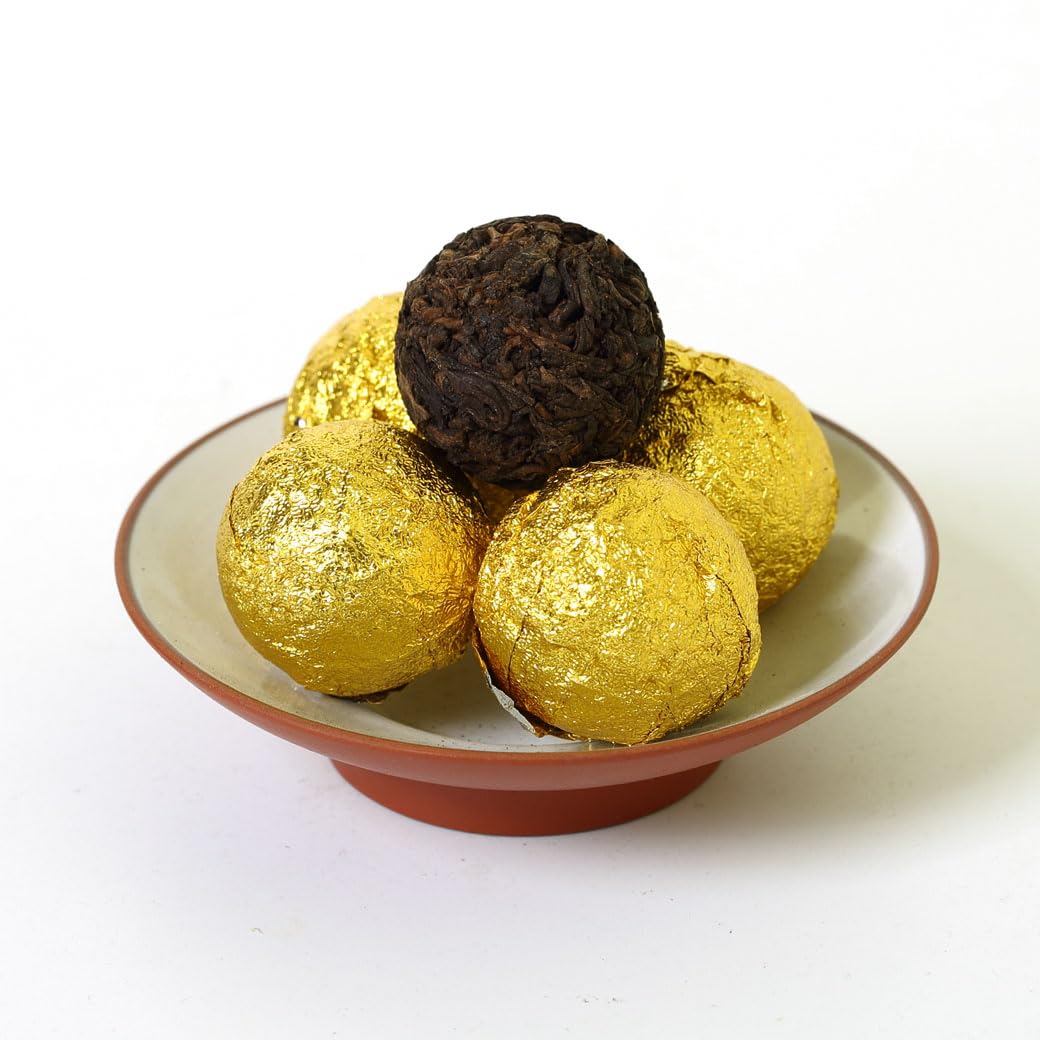 Puerh Tea Cake 100g / 3.5oz 2010 Year Ripe Shu Supreme Yunnan Handmade Puerh Tea - Yunnan Pu-erh Pu erh Puer Pu'er Chinese Tea - Tuocha