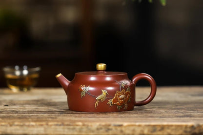 Master Handmade Purple Clay Tea Pot Zisha Tea Infuser Teaware