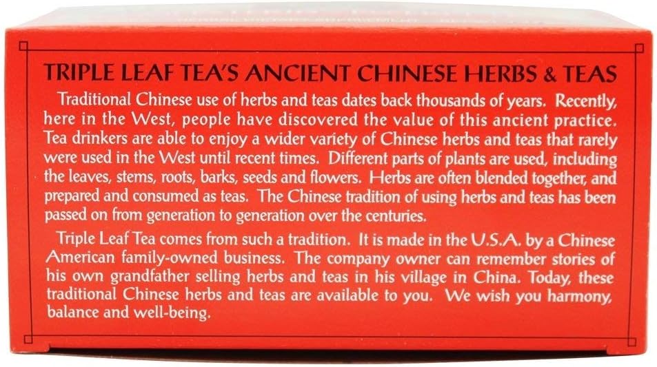 Triple Leaf Tea Tea Cholesterid Pu Erh 20 Bag
