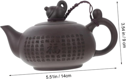 PRETYZOOM 1pc Teapot Tea Maker Kettles Loose Leaf Tea Pot Shipiao Pottery Kettle Retro Tea Pot Zisha Clay Tea Pot Home Tea Pot Vintage Tea Pot Espresso Pot Ceramics Coffee Old Fashioned
