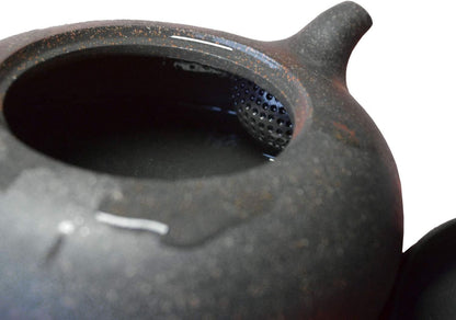 Teapot Chinese Yixing Genuine Black Sand Heijingan Tea Xishi Pots (9.5oz/280cc)