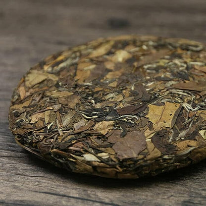 Chinese Old Tree ShouMei White Tea Cake Fuding High Mountain Gong Mei 350g