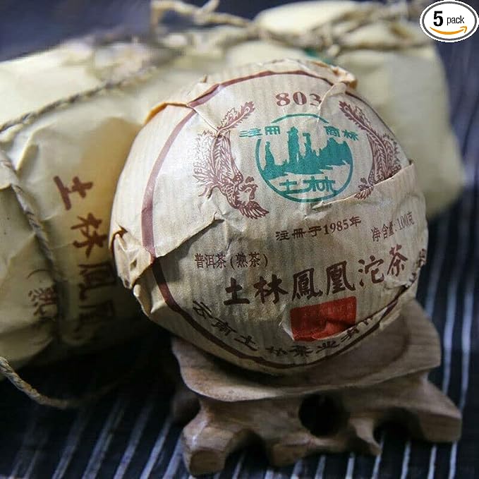 100g Tuo Cha Phoenix 803 Raw Pu-erh Tea Tulin Fenghuang Rwa Pu-erh Tea (100g*5 pcs)