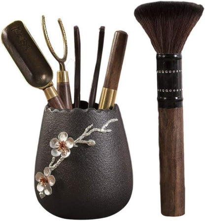 Kung Fu Tea Set Accessories Daquan Tea Ceremony Six Gentlemen Set Tea Making Tools Tea Art Utensils Tea Clip Tea Knife Tea Needle Spoon