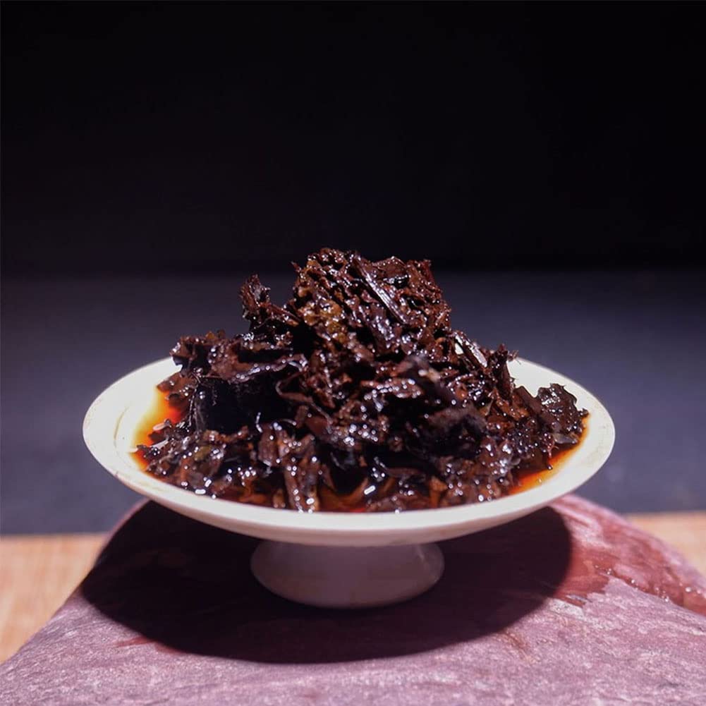 Jarteela - Pure Ripe Puerh Tea Cake Aged, 12.59oz/357g - Premium Chinese Yunnan Dark Tea - Rich In Antioxidants