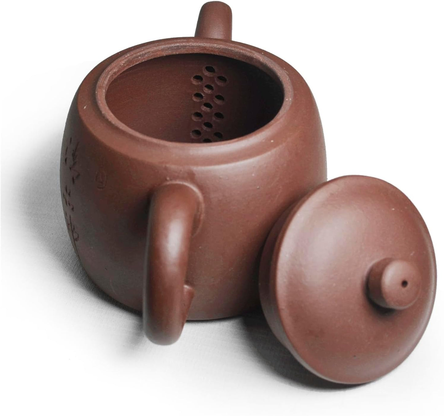 Yxhupot Teapot 9oz/270cc Large Capacity Chinese Clay Pots Zisha Infuser for Loose Tea Hand-carved