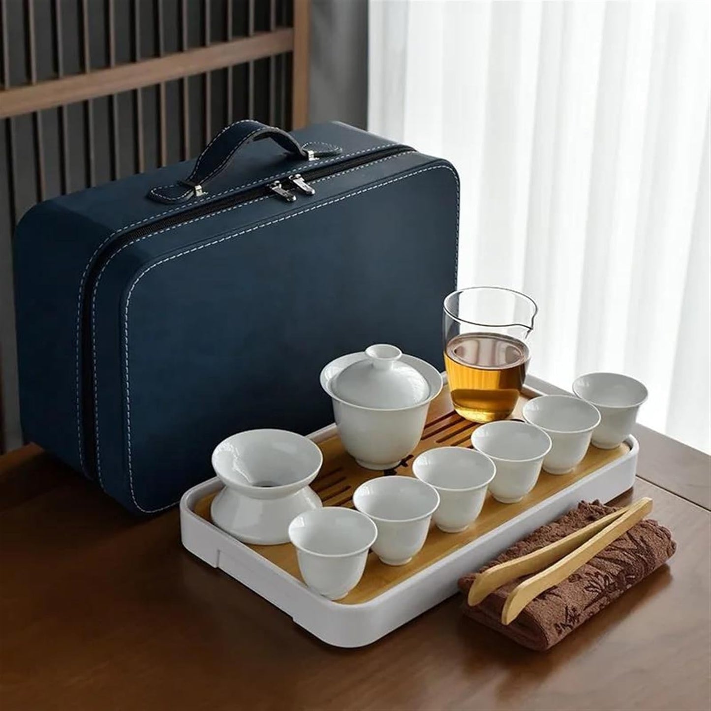 Afternoon Tea Set Gift Tea Set Ceramic Bowl Set Teaware White Porcelain Tea Set Travel Tea Set Opening Gift Kung Fu Tea Set Chinese Tea Set For Adults