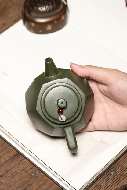 230ml Purple Clay Filter Tea Infuser Chinese Zisha Teaware Handmade Green Mud Tea Pot