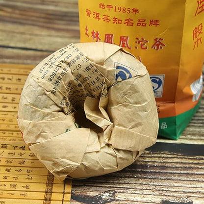 100g Raw Puer Tea Tu Lin 2007 Pu Erh Tea Since 1985 Phoenix 818 Raw Puer Tuo Cha (100g)