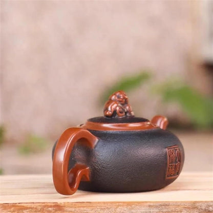 Afternoon Tea Set Handmade Master Textures Carving Filling Tea Pot Kung Fu Tea Set Drinkware Tea Ceremony Tea Set for Adults